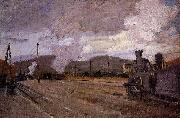 Claude Monet The Gare dArgenteuil oil